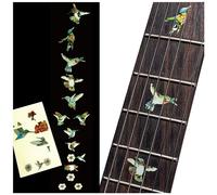 Inlaystickers Bee Hummingbirds - Fret Markers Inlay Stickers Decals for Guitars F-326BH-GT