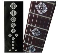 Inlaystickers Fret Markers for Guitars & Bass - Celtic Cross - Metallic,F-072CC-MT