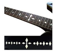 Inlaystickers Fret Markers for Guitars & Bass - Diamond Checkers - Aged White Pearl F-015CK-AW