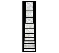 Inlaystickers Fret Markers for Guitars & Bass - LP/SG Blocks - White Pearl,F-005BL-WT