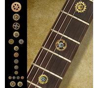 Inlaystickers Fret Markers for Guitars & Bass - Steampunk Gears