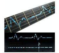 Inlaystickers Fret Markers for Guitars - ECG Line - Abalone Blue, F-031EK-BL