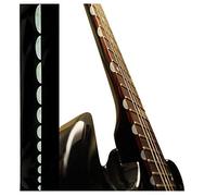 Inlaystickers Fret Markers for Guitars - Thumbnail/Half Moon - White Pearl, F-091HM-WT