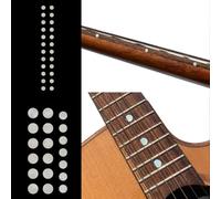Inlaystickers Inlay Sticker Fret Markers for Guitars & Bass - Custom Dots Set - White Pearl F-085CD-WT-AZ
