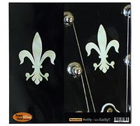 Inlaystickers Inlay Stickers for Guitar Headstock - Fleur de Lys (2pcs Set) H-112FD-WT-SET