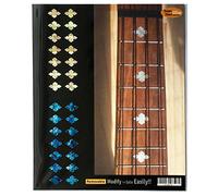 Inlaystickers UKF-247SD-AZ Fret Markers Inlay Stickers Decals for Ukuleles - Slotted Diamonds (2 Colours Set)