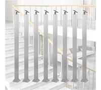 inless Steel Balusters for irs, Dec & Gardens - Silver Floor Mount ils for Indoor/Outdoor Home Remodeling & Contemporary Decor