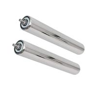inless Steel Conveyor Rollers 1"-2.4" Diameters 100mm-1000mm Lengths - 2 Pack Replacement Parts for Construct & Industrial Use