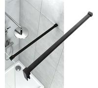 inless Steel Fixed Shower Support Rod 900mm (35-7/16") Black bilizer Bar for s Shower Panels Secure Your Shower Enclosure Easy Inllat Design