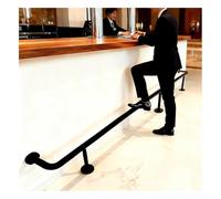 inless Steel Kitchen Foot Rail Kit - Wall Mounted Foot Rest Brackets with Internal Connector & End Cap, Heavy Du 150kg Load Capaci, 180cm (70.9in) Railing