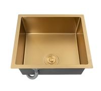 inless Steel Kitchen Sink 50x45 cm d Color Single Bowl Design Includes Dr Siphon with 2 Dr Pipes and Upgrade for Your Kitchen