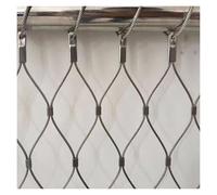 inless Steel Trellis Netting for Climbing Plants, Cuttable Safe Net for Balconies & Gardens, 2x25m (6.56x82.02ft) - Ideal for Soccer Fields & Outdoor Use