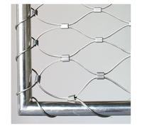 inless Steel Wire Rope Netting - Flexible Safe Mesh for Balcony & irs 10x10cm Mesh Size 2x Securi Cable Coil for Enhanced Protect