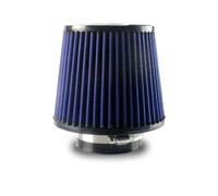Inlet Air Pipe Car Air Filter 76mm Intake Filters 3inch Universal Car Air Purifier High Flow Washable For Cold Air Intake Intake Hose Pipe Fits(Blue)