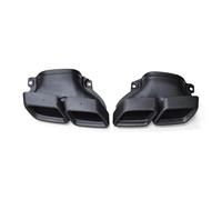 Inlet Exhaust Tip For C-Class W205 C200 C300 C180 C63 Exhaust Tip Exhaust Pipe Muffler Tip Nozzle Tailpipe(Carbon Fiber B)