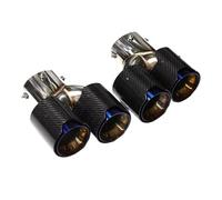 Inlet Exhaust Tip For G23 M440i G20 G21 M340i G42 M240i 2021 2022 2023 Exhaust System Muffler Tip Tailpipe(Carbon Fiber B)