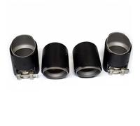 Inlet Exhaust Tip For M2 F87 F80 M4 F82 F83 Car Muffler Tail Pipe Carbon Fiber Exhaust Tip(Styles B)