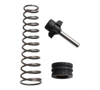 Inlet Kit Compatible with IR231G 131S 131-50 131-303 Seats 231G-51 Spring Fits 231G 231H 231HA 31XP Metal Construction Black and Silver 3 Pcs Air Tool Replacement Accessory