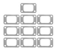 Inlet Manifold Flange, 10 Pcs Turbo Inlet Manifold Flange Stainless Steel Gasket Fit for T3 T34 T35 T38 GT35 GT35R