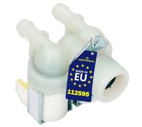 Inlet Valve for Washing Machine with 2 Outlets at an Angle of 180° has the Original Code 112595 for Gorenje - MADE IN EU - Warranty 10 Years - MONTERAL