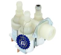 Inlet Valve for Washing Machine with 3 Outlets at an Angle of 90° has the Original Code 1678012 1678013 1881620 1881621 for Bosch for Miele for Siemens - MADE IN EUROPE - Warranty 10 Years - MONTERAL