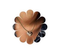 Inlibran Boho Layered Green Velvet Necklace Green Satin Ribbon Choker Vintage Love Heart Pendant Long Rope Collar Jewelry for Women