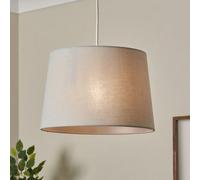 Inlight Lewell Duck Egg Linen Effect Contemporary Cylinder Light Shade (D)30Cm