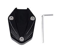INLIMA Kickstand Foot Side Stand Fit For Super SOCO TC TS Lite Pro 1200R TSX Motorcycle Accessories Enlarge Extension Pad Shelf Support (Color : Black)
