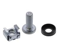 InLine 01950A Cage Nuts Set M6 20x Cage Nuts Washers Screws