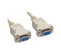 InLine® 12224L Null Modem Cable 9-Pin Female/Female 3 m Clip