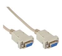 InLine 12226 °C Suspended Null Modem Cable 9 Pin Female to Female 10 m