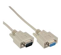 InLine 12235 Serial Extension 9-Pin Male/Female Moulded 1:1 Assigned 5 m