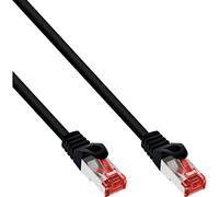 InLine® 15m SF/UTP Cat.6 Crossover Patch Cord - Black