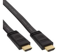 InLine 17011 °F HDMI Flat Cable High Speed with Ethernet 1 m Black