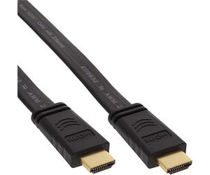InLine 17011 °F HDMI Flat Cable High Speed with Ethernet 1 m Black