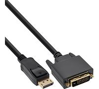 InLine 17114 DisplayPort to DVI Converter Cable, Black, 1.5 m