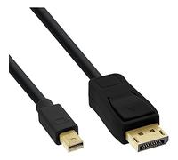 InLine 17134 Mini Display Port to Display Port Cable black Black 1 m