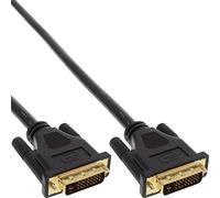 InLine® 17774p 1.5 m DVI-D DVI-D DVI-D DVI - DVI Cable (1.5 m, Black, DVI-D Male/Male, Black)