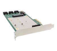 InLine® 18416 SATA 6 Gb/s Controller Card, 2 Channels, M.2 4 PCIe 2.0, Raid 0.1.10, JBOD, 2, PCIe 2, Black