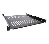 InLine 19 Inch Shelf, 450 mm, 50 kg, 1U, RAL 9005 Black, 19114E