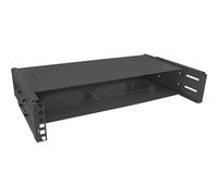 InLine 19" Wall Mounted Rack 2U 24-40cm Depth with Cover Black