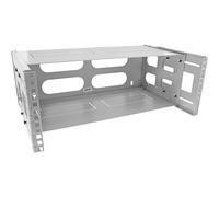 InLine 19" Wall Mounted Rack 4U 24-40cm Depth with Cover Grey