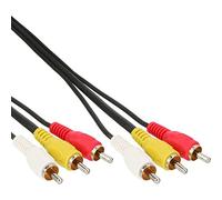InLine 1m 3x RCA Male to Male AV Cable