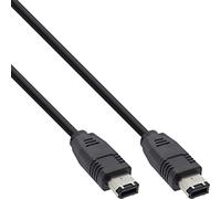 InLine 1m FireWire Cable IEEE1394 6 Pin Jack to Jack