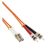 InLine 88501 Fibre Optic Cable Orange 1 m LC ST - FIBER OPTIC CABLE (1 m, LC/ST, orange)