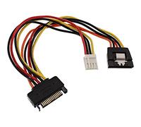 InLine 29691 SATA SATA 15-Pin SATA 15-Pin SATA Power Cable - Power Cable (Male/Female, multi-coloured, multi-coloured)