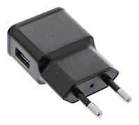 Inline 31504S USB Charger Single 100-240V to 5V DC 1.2A, Compact Power Supply with 1x USB-A Port for Reliable Charging at Home or on the Go Black