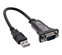 InLine 33306I Adaptor Cable USB A to 9 Pin DB9 / Male USB 2.0 to Serial 0.25m