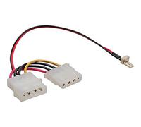 InLine® 33344D Fan Cable 3 Pin to 4 Pin Power Supply Adapter 0.15 M (Pack of 100)