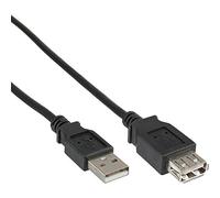 InLine 34650B USB 2.0 Extension Cable (Male to Female Type A 0.5 m) Black